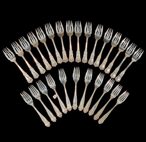 Assorted Sterling Silver Pie Forks