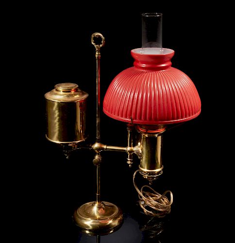 The Miller Brass Student Lamp