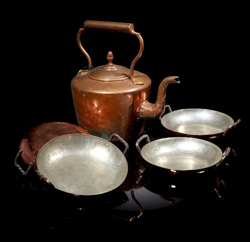 Copper Kettle and Pans