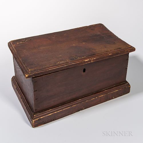 Miniature Red-painted Chest