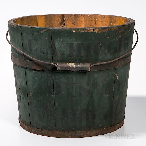 Blue-painted Oyster Bucket