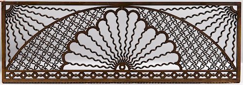 Victorian Oak Fretwork Panel