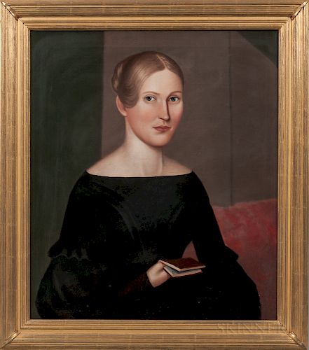 American School, 19th Century  Portrait of a Young Woman