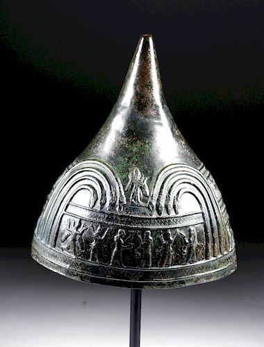 Incredible & Important Urartu Bronze Helmet