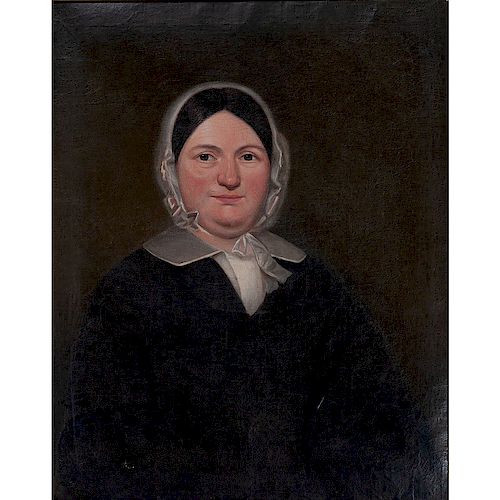 American Portrait of a Woman with Bonnet