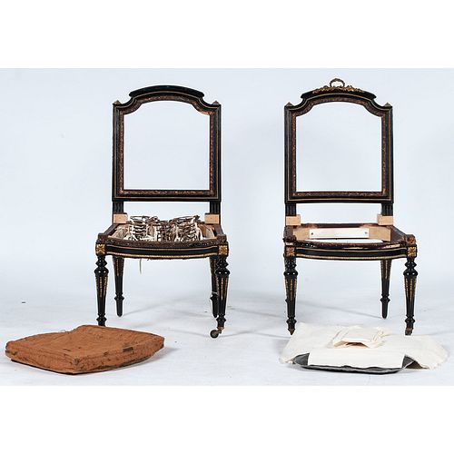 Louis XVI-style Side Chairs, Attributed to Leon Marcotte (New York, 1824-1827)