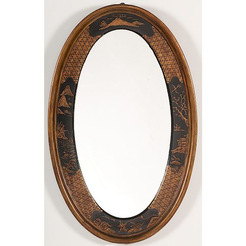 Japanese Lacquer Mirror