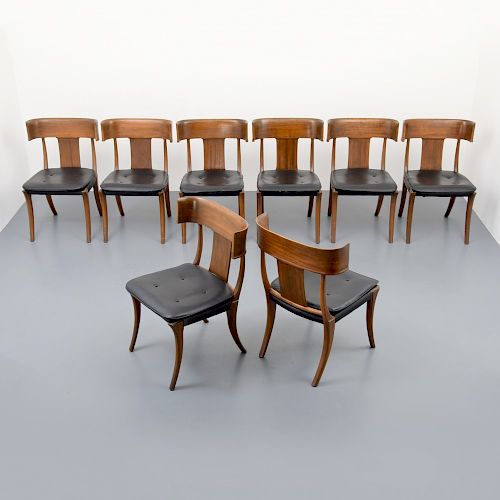 Stewart & MacDougall "Klismos" Dining Chairs, Set of 8