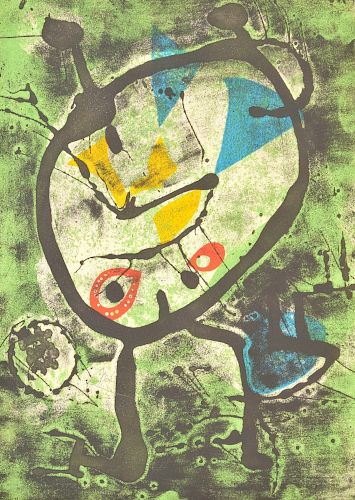 Joan Miro Etching, Signed Edition