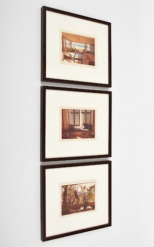 3 David Hockney Photographs, Signed Editions