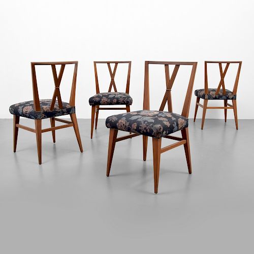 4 Tommi Parzinger Dining Chairs