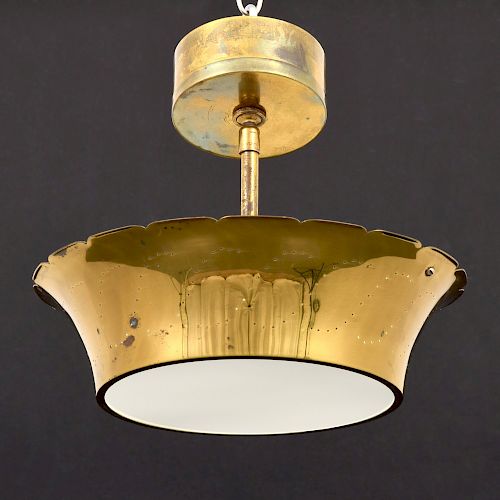 Ceiling Light Attributed to Paavo Tynell 