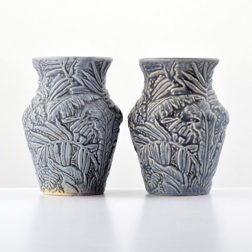 2 Weller "Marvo" Vases