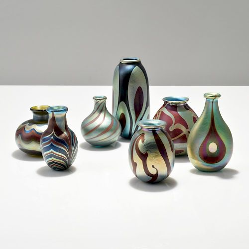 7 Mark Peiser Cabinet Vases