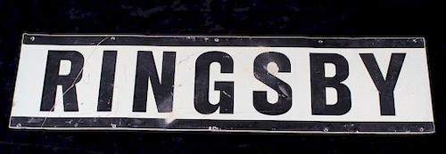 Ringsby Freight Company Metal Sign