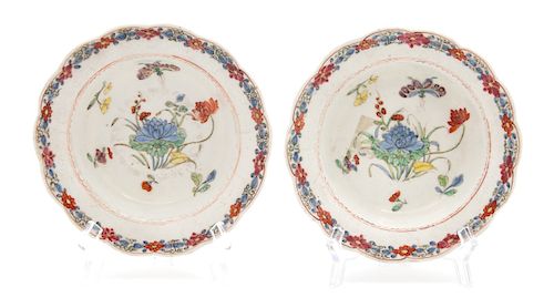 A Pair of English Porcelain Bowls