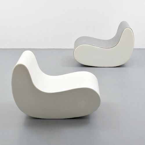 Pair of Lounge Chairs Attributed to Giuseppe Raimondi