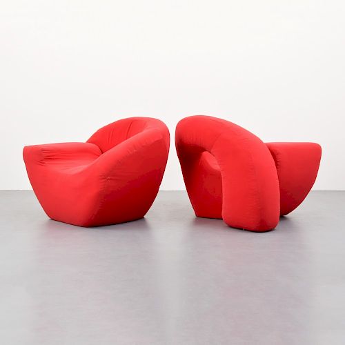Pair of Nani Prina "Sess Longue" Lounge Chairs