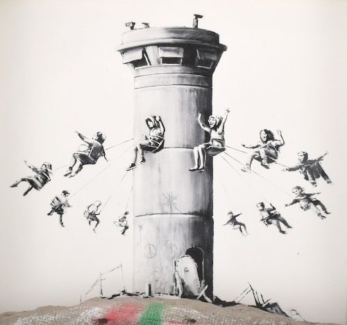 Banksy "Walled Off Hotel" Mixed Media, Edition