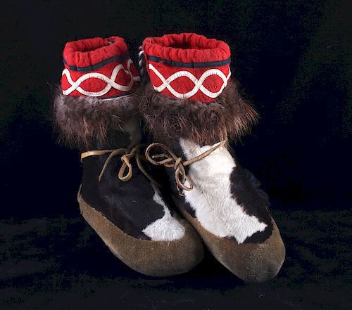 Alaskan Inuit Eskimo Caribou Mukluks