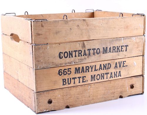 Contratto Market Folding Wooden Crate