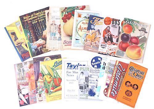 Folder of Magazines & Paper Brochures c 1920- 1930