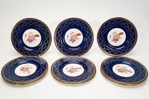 11 Spode Tiffany & Co. Porcelain Service Plates