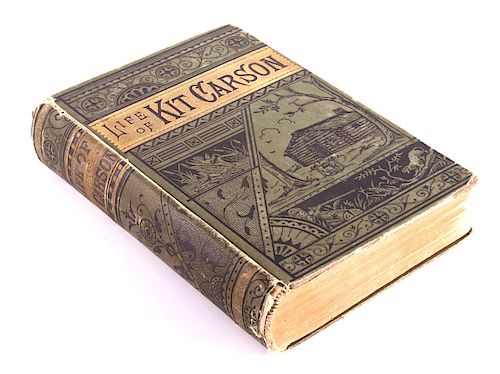 Life of Kit Carson by Burdett First Edition 1865