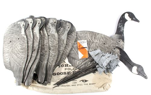 Johnson's Folding Goose Decoy Collection