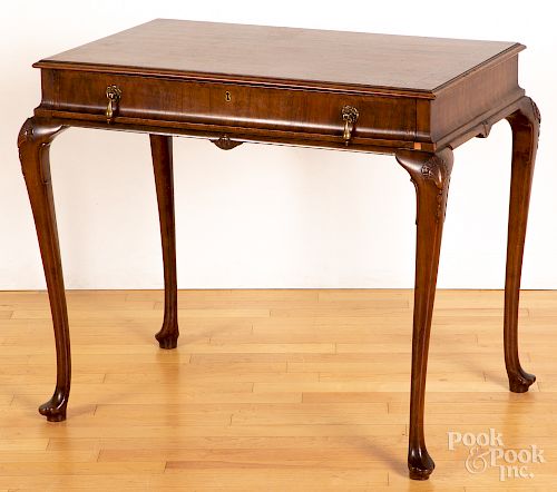 Queen Anne style mahogany work table