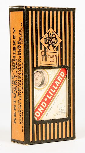 Rare Bond & Lillard Original Boxed Prohibition Pint, 1927