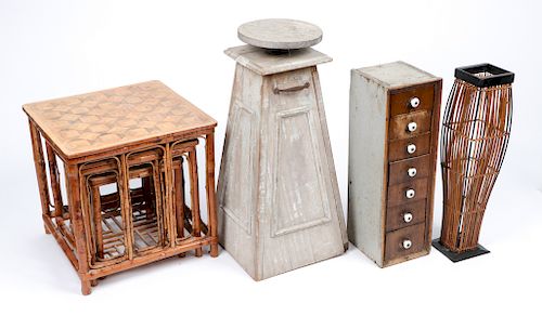 Estate Grouping of Vintage Furnishings/Accessories