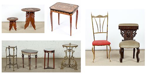 Estate Collection of Vintage & Antique Furnishings (9) 