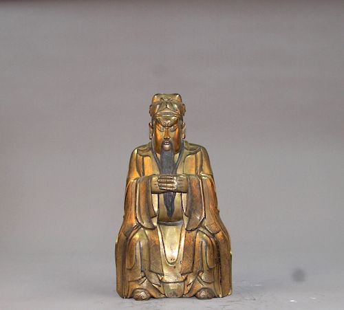 Chinese bronze Buddha. 