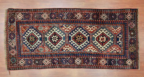 Antique Kazak Rug, approx. 4 x 9