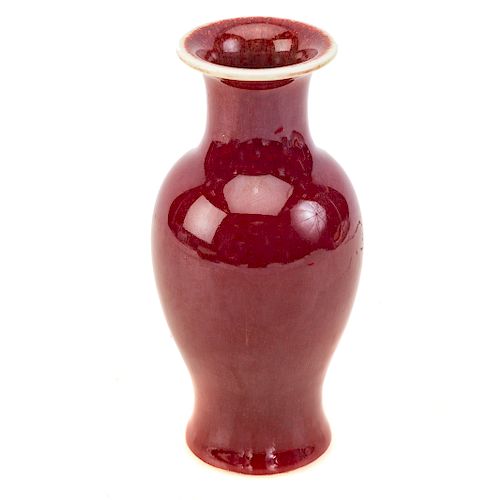 Chinese Sang de Boeuf Porcelain Vase