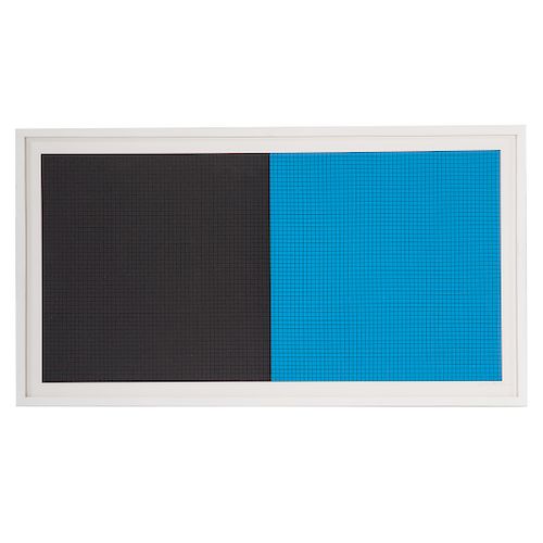 Sol LeWitt. "Grids and Color-Plate #10," serigraph
