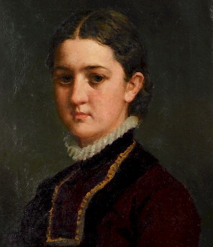 Benoni Irwin Portrait Painting of Prominent Woman