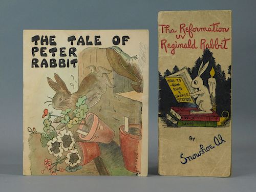 C.1923 Peter & Reginald Rabbit Havoline Oil Book