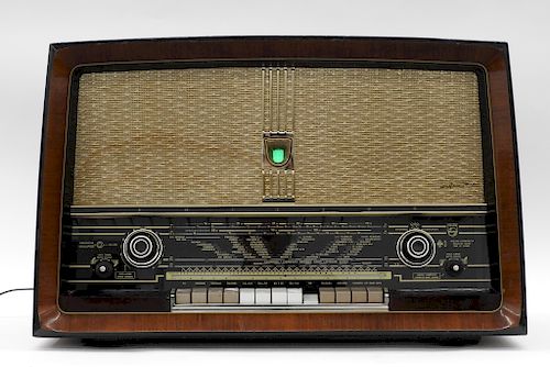 Bi-Ampli Philips AM/FM Modern Veneer Radio Stereo