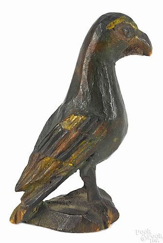 Wilhelm Schimmel (Cumberland County, Pennsylvania 1817-1890), carved and painted ''pocket stuffer''