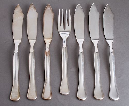 Rare Bulgari Eccentrica Silver 6 Spreaders Fork, 7