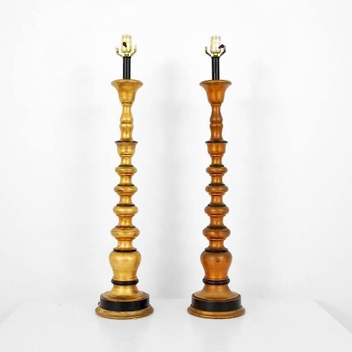 Pair of Lamps Attributed to Chapman Lamp Co.