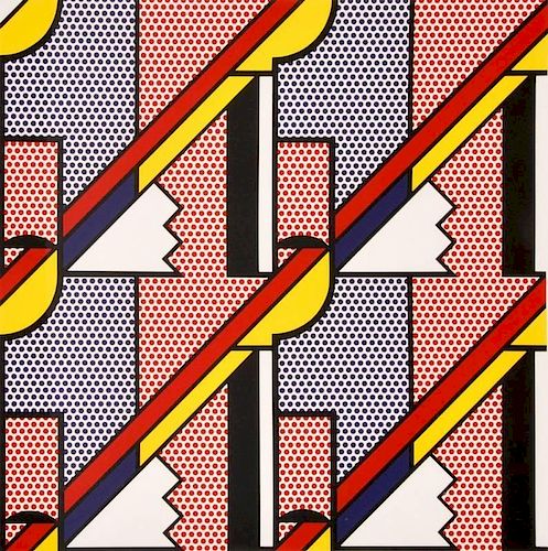 Roy Lichtenstein "Modern Print" Color Lithograph