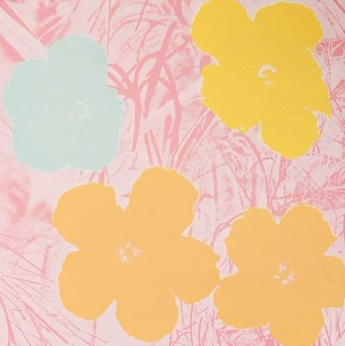 Andy Warhol "Flowers" Color Screenprint, Signed Edition