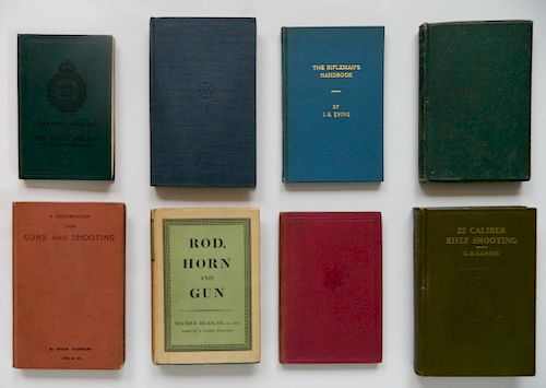 8 Books on Guns and Rifles