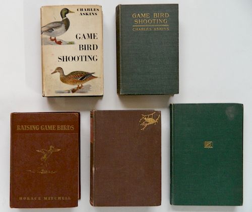 5 Sporting books on Game Birds