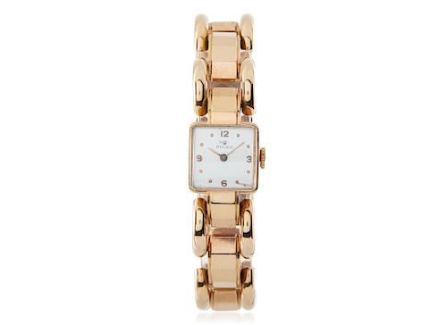 Rolex Ladies Watch Ref. 3978 in 18K Pink Gold