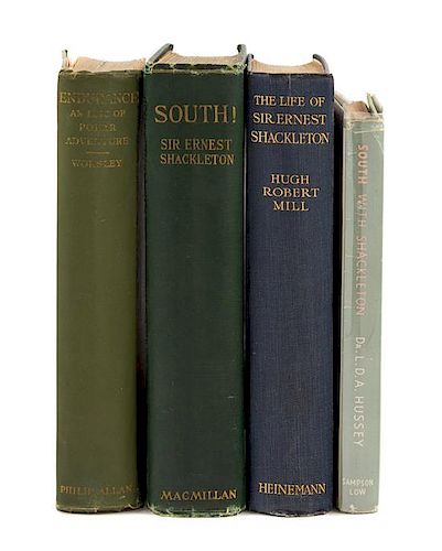 * [SHACKLETON, Ernest, Sir]. 4 works by or about Shackleton, comprising: