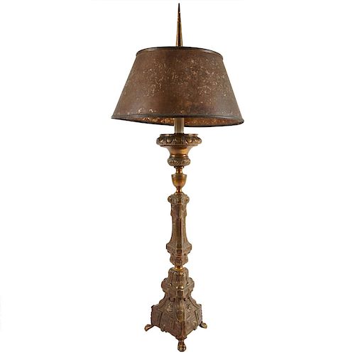 Pricket Table Lamp, Italy, c. 1880